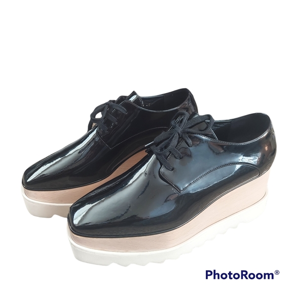 Stella McCartney Elyse Vegan Platform Oxfords - Picture 4 of 11